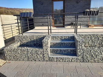 Gabion, Gabiony, Ploty z gabionov, Gabionové oporné múry - 9