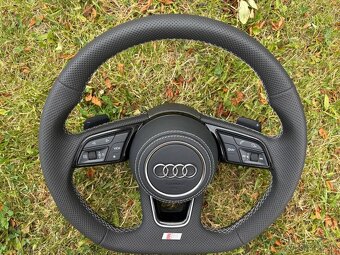 AUDI VOLANT ZKOSENY SPORTOVY + PADLA + AIRBAG - 9