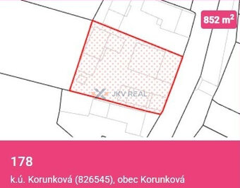 Na predaj rodinný dom s pozemkom – 2358 m² v obci Korunková, - 9