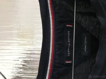 TOMMY HILFIGER originál black pánske tricko L - 9