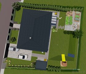 Realistická vizualizácia domu a okolia domu - 9