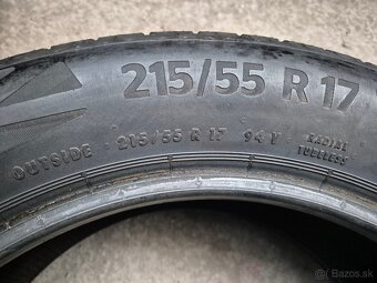 215/55 r17 letné 4 ks CONTINENTAL - nejazdené - 9