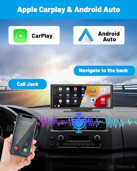 Android Auto obrazovka 9,3 Prenosné CarPlay + Cuv Kamera - 9