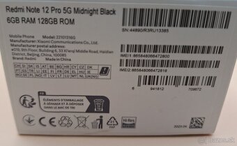 Xiaomi Redmi Note 12 Pro 5G 6/128GB - 9