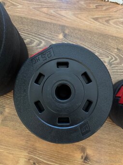 Nakladací činkový set Premium 125kg - 9