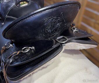 Westernový sedlový komplet 5) černý - 9