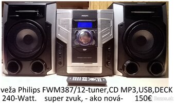 predám rôzne zosilovače a hifi veže - 9