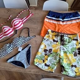 Dámske plavky, tankini, pánske plavky-bermudy - 9
