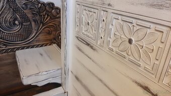 АKCIADrevená posteľ 140×200cm+2poličky1ך-45cm - 9