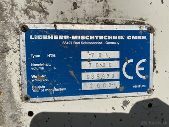 VOLVO FM 340 64R domiešavač, 2007, E4 , VIN:383 - 9