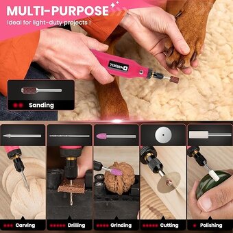 HARDELL Mini bezdrôtové gravírovacie náradie - 9