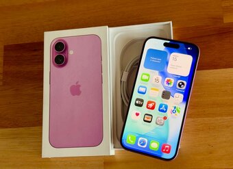 iPhone 16 Růžová BATERIE 100% TOP - 9