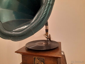 Predám jedinečný starožitný gramofón značky Columbia ca 1910 - 9