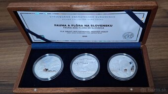NBS privátna sada v drevenej kazete Paríž 2024 proof - 9