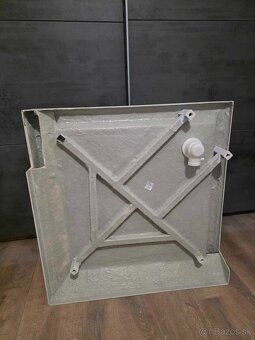 💧 Sprchový box štvorcový Elize 80x80x200 čierny (+vanička) - 9