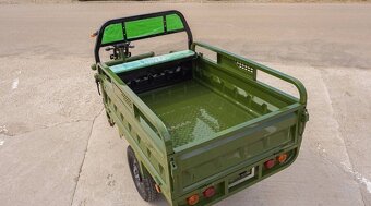 Nákladná elektrická trojkolka - plachta - 9