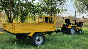 Minitraktor GARDEN T18 4x4,18HP benzín - 9