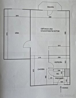 2-izbový plne zariadený byt - 9