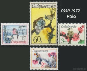 Poštové známky, filatelia: ČSR+ČSSR, slávne série B - 9