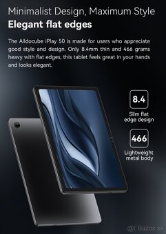 Kvalitný Tablet Alldocube iPlay 50 Pro WiFi/4G 8/128GB obal - 9