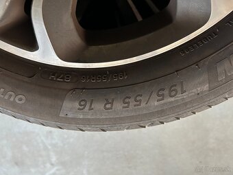 hliniková sadu Alu disky + Mischelin Primacy 195/55 R16 - 9