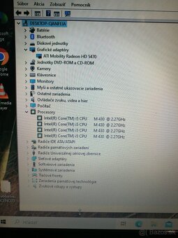 Asus X52. Intel i5. 500 GB. 15,6". 8GB RAM.Nová klávesnica. - 9