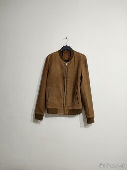 Kožená bunda bomber - 9