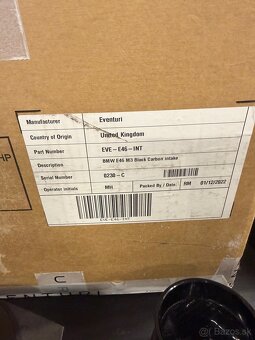 Eventuri sanie na BMW E46 M3 - 9