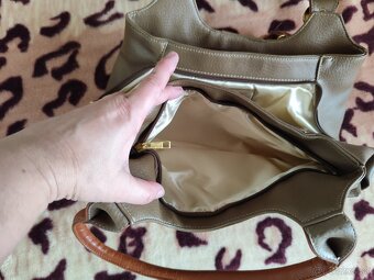 Hnedá kožená kabelka Michael Kors, veľmi dobrý stav, - 9