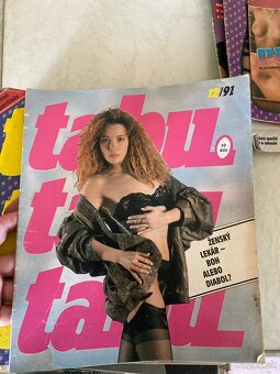 Erotické časopisy Tabu Sextabu Leo Dajana 90te roky zbierka - 9