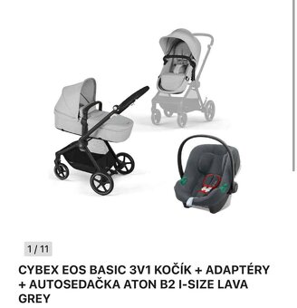 Cybex Eos Basic + autosedačka Aton B2 - 9