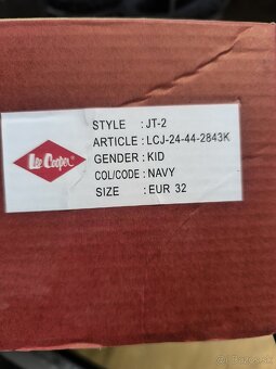 Lee Cooper dievčenské zimne snehule č.32 - 9