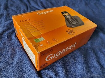 Pevná linka - prenosný, tlačítkový telefón Gigaset AS200 - 9