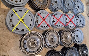 PLECH. DISKY PO 1 KUSE - ŠKODA, BMW, PEUGEOT, FORD,RENAULT, - 9