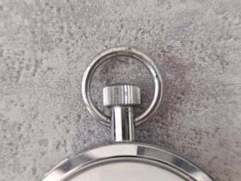 Zajímavé staré německé kapesní stopky Junghans 1/10s. - 9