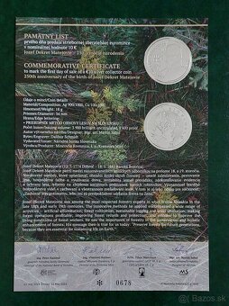 Pamätný list 10 Euro - 9