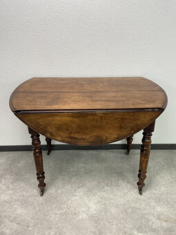 zaujímavé výklopné masívne okrúhle stoly - 9