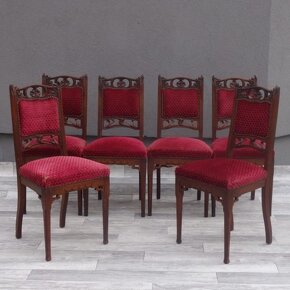 Set starožitných stoličiek – ( 4 KS ). - 9