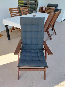 Zahradne polohovatelne Ikea stolicky. - 9