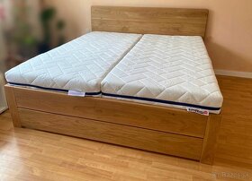 Dubová posteľ 180x200cm - 9