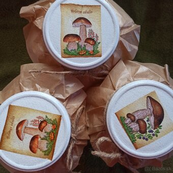 Poháre na hríby s motívom hriby - 9