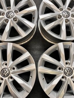 5x112 R16 originál alu VW Touran - ET 48 - TOP STAV - 9