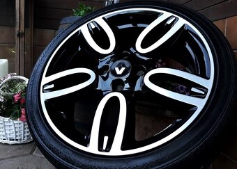Alu R17 4x100, orig. Renault + letné pneu 205/40 R17 - 9