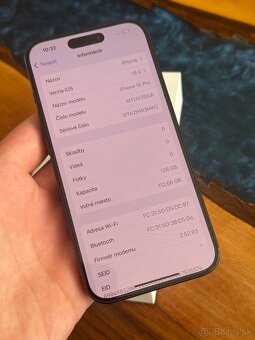 iPhone 15 Pro 128gb Originalny stav zaruka - 9