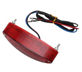 Homologizované zadne LED brzdové svetlo smoke,číre,červené - 9