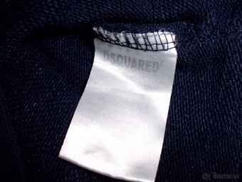 Dsquared pánska mikina tmavomodrá  L-XL - 9