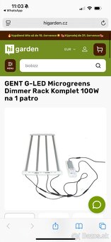 Led svetlá na pestovanie rastlín / mikrobyliniek - 9