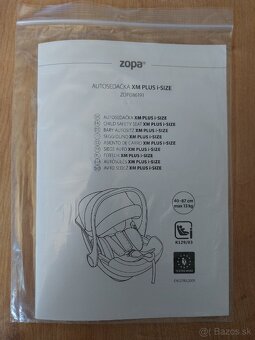 Vajíčko so základňou ZOPA xm plus i-size - 9