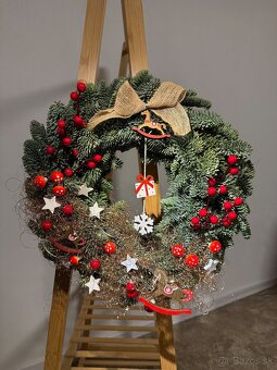 Vianočný veniec na dvere - 9