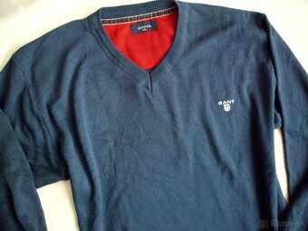 Gant pánsky sveter modrý 2XL - 9